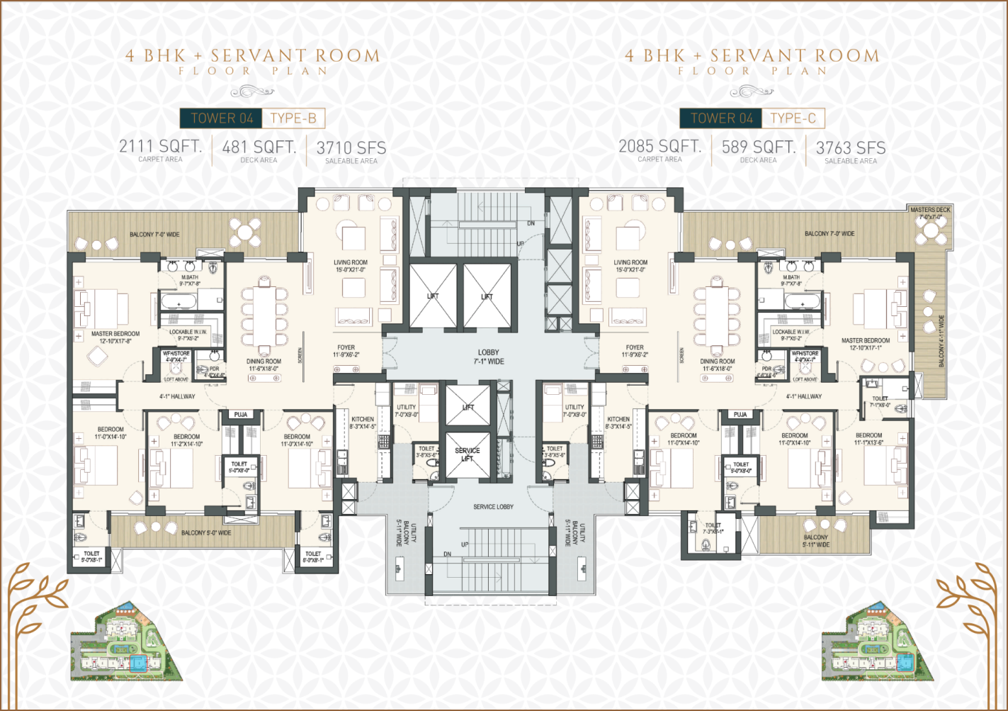 4� bhk� flats in� gurgaon� ready to move​